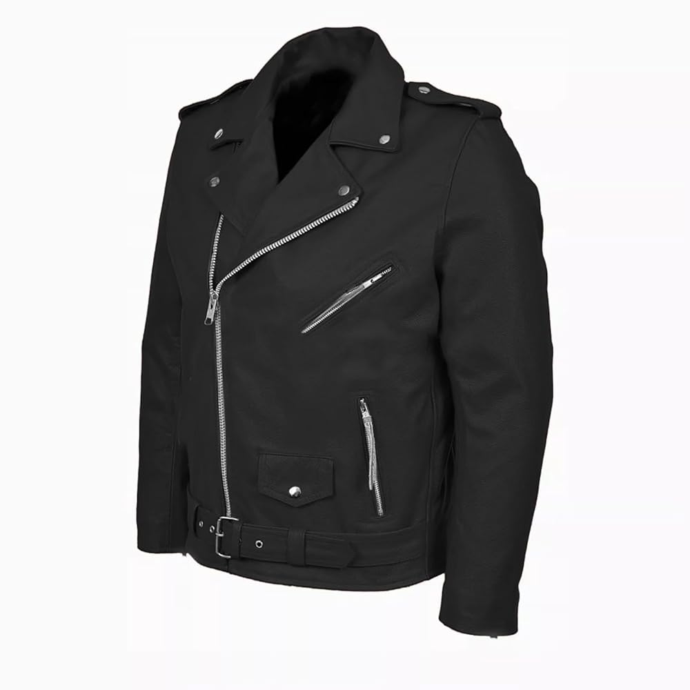 Leather Jackets for Men, Faux Bomber Jacket Men Motorcycle